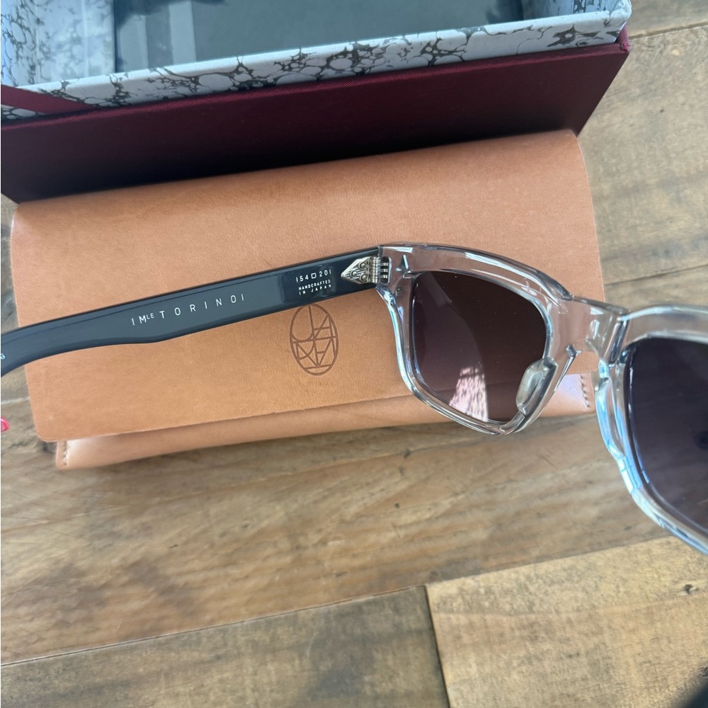 Transparent Gray Square Sunglasses - Unbranded - image 7